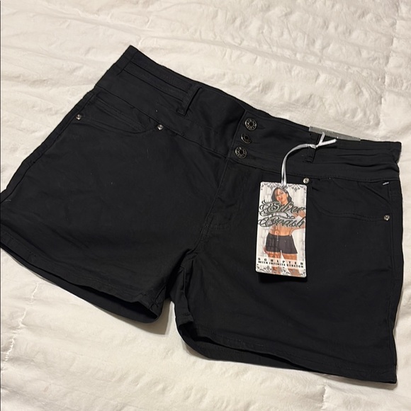Silver Crash Pants - Black Women's Shorts